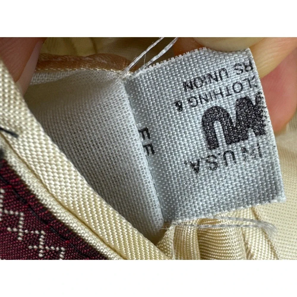 Vintage Cricketeer‎ Oatmeal Linen Silk Blend Blazer Men's 40R Union Made US